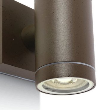 ONE Light Outdoor Cylinders - Außenwandleuchte - 6,5 x 12,1 cm - IP54 - rostbraun