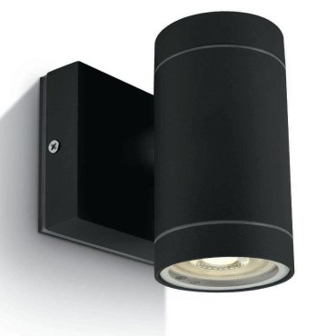 ONE Light Outdoor Cylinders - Außenwandleuchte - 6,5 x 12,1 cm - IP54 - schwarz