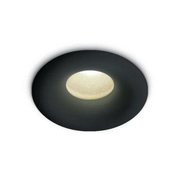 ONE Light - Einbaustrahler - Ø 16 mm, Ø 12 mm Einbaugröße - 1W LED inkl. - IP44 - schwarz