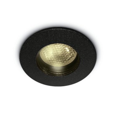 ONE Light - Einbaustrahler - Ø 25 mm, Ø 20 mm Einbaugröße - inkl. 1W LED - schwarz