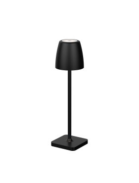 Nova Luce Colt - tischleuchte mit usb-anschluss - Ø 8 x 30 cm - 2W dimmbare LED inkl. - IP54 - dunkel anthrazit