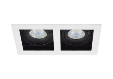 Projectlight Bloq 2 - Einbaustrahler - 180 x 100 mm, 171 x 92 mm Einbaumaß - weiß und schwarz
