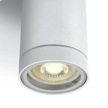 ONE Light GU10 Outdoor Cylinders - Deckenleuchte für den Außenbereich - Ø 6,5 x 9,5 cm - IP54 - weiß