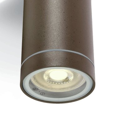 ONE Light GU10 Outdoor Cylinders - Außen-Deckenleuchte - Ø 6,5 x 9,5 cm - IP54 - rostbraun