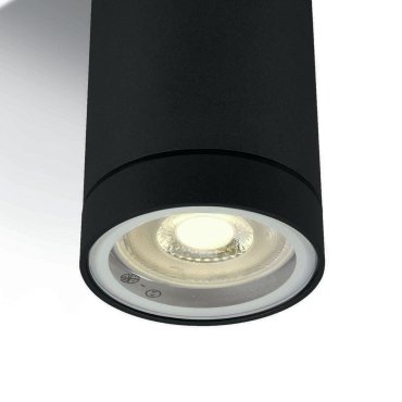 ONE Light GU10 Outdoor Cylinders - Deckenleuchte für den Außenbereich - Ø 6,5 x 9,5 cm - IP54 - schwarz