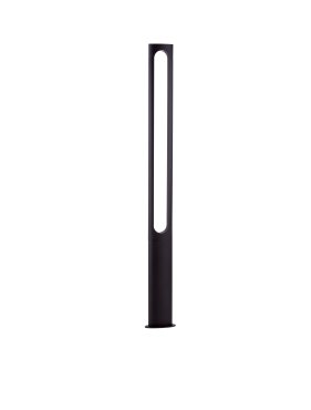 Nova Luce Eta - Gartenleuchte - 23 x 200 x 12 cm - 21W LED inkl. - IP65 - dunkel anthrazit