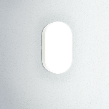 Century Italia Oasi CCT - Wand-/Deckenleuchte - 12 x 6,3 x 21,2 cm - 14W LED inkl. - IP65 - weiß