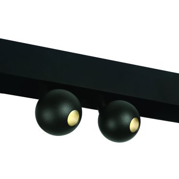 ONE Light Magnetschienensystem MINI, MIDI &amp; MAXI - Stromschienenstrahler 2L - Ø 5,4 x 8 cm - 2 x 7W LED inkl. - schwarz