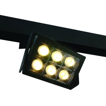 ONE Light Magnetschienensystem MINI, MIDI &amp; MAXI - Schienenspot - 15 x 3,9 x 12,6 cm - 26W LED inkl. - schwarz