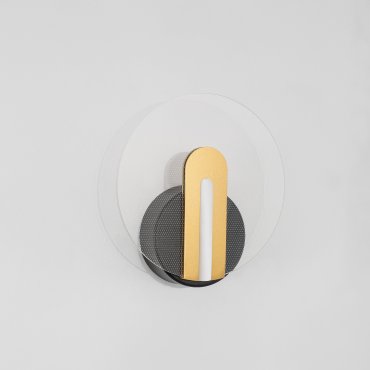 Nova Luce Genti - Wandleuchte - 20 x 11,5 x 11 cm - 7W LED inkl. - schwarz und gold