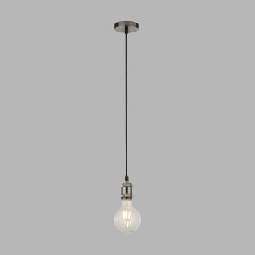 Searchlight Suspension - Pendelleuchte - Ø 9,8 x 150 cm - satiniert silber