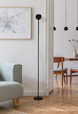 Searchlight Hero - Stehleuchte - 180 cm - schwarz