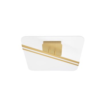 Nova Luce Jertuna - Deckenleuchte - 50 x 50 x 11,5 cm - 33W LED inkl. - gold