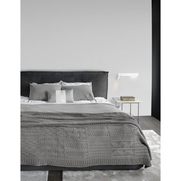 Nova Luce Vida - Wandleuchte mit Schalter und USB-Ladegerät - 35 x 10 x 8 cm - 5W + 3W LED inkl. - sandweiß