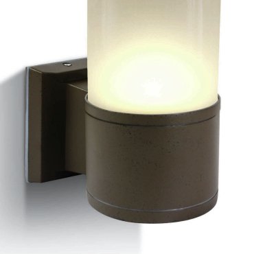 ONE Light E27 Tube Lights - Außenwandleuchte - 10,7 x 21 cm - IP54 - rostbraun