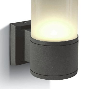 ONE Light E27 Tube Lights - Außenwandleuchten - 10,7 x 21 cm - IP54 - anthrazit