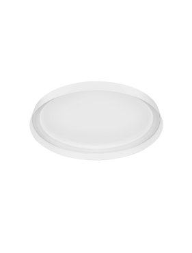 Nova Luce Ormi - Deckenleuchte - Ø 45 x 7 cm - 38W dimmbar LED inkl. - Sand Weiß