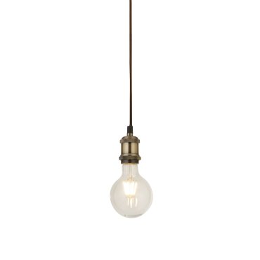 Searchlight Suspension - Hängeleuchte - Ø 9,8 x 150 cm - Messing antik
