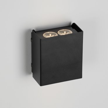 Nova Luce Elio - Außenwandleuchte - 11,4 x 13 x 6,2 cm -  12W LED inkl. - IP65 - dunkel anthrazit