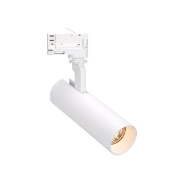 Maxlight Shinemaker - Stromschienenstrahler - 3-Phasen-Schienensystem - Ø 5,5 x 19,6 cm - 15W dimmbare LED inkl. - weiß
