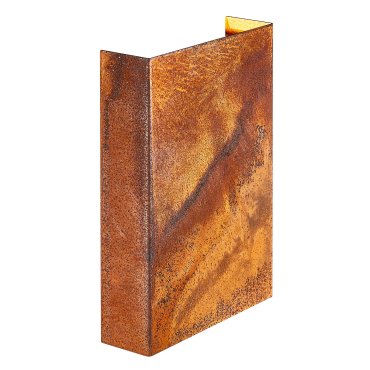 Nordlux Fold 15 - lichtleiste wandleuchte - 15 x 21 x 4,5 cm - 2 x 5W LED inkl. - IP54 - corten