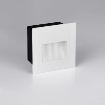 Nova Luce Mono - Wandeinbauleuchte - 5,8 x 5,8 x 4,5 cm - 3W LED inkl. - IP65 - Sand Weiß
