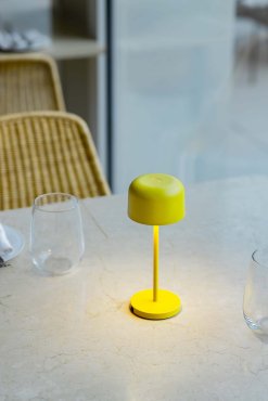 Faro Mavis – tragbare lampe – Ø 7,5 x 20 cm – 2W LED inkl. – IP54 – gelb