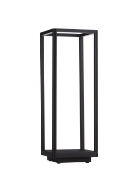 Nova Luce Misti - Gartenpfosten - 18 x 50 x 18 cm - 9W LED inkl. - IP65 - dunkel anthrazit
