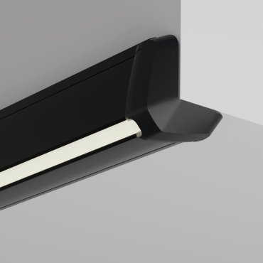 Klus Roger - LED-Eckprofil - 3,1 x 3,1 cm - schwarz