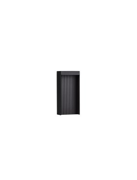Nova Luce Alley - Gartenleuchte - 14 x 30 x 8 cm - 8W LED inkl. - IP65 - dunkel anthrazit