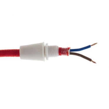 Creative Cables - Kabelspanner - Ø 1,3 x 1,7 cm - weiß