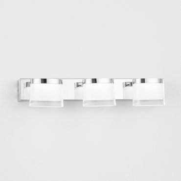 Nova Luce Sabia - Spiegelleuchte - 38 x 9,8 x 7,5 cm - 15W LED inkl - IP44 - Chrom