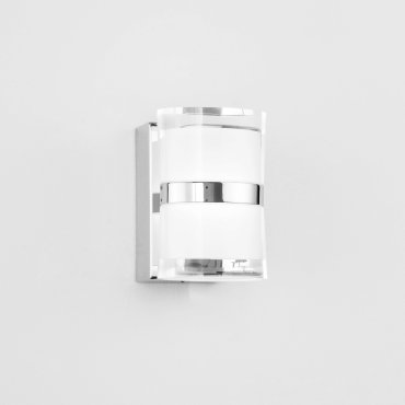 Nova Luce Sabia - Spiegelleuchte - 8,5 x 9,8 x 12,5 cm - 10W LED inkl. - IP44 - Chrom