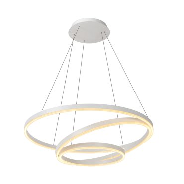 Lucide Triniti - Pendelleuchte - Ø 80 x 135 cm - 136W dimmbare LED inkl - weiß