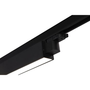 Maxlight Linear - 3-Phasen-Schienensystem - 120,8 x 5 x 6,6 cm - 36W LED inkl. - schwarz