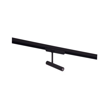 AUSSTELLUNGSSTÜCK - Maxlight Pistol - Stromschienenstrahler - 3-Phasen-Schienensystem - 16,8 x 3 x 25 cm - 12W LED inkl. - schwarz