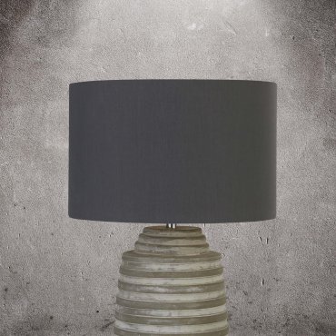 Searchlight Liana - Tischleuchte - Ø 30 x 43 cm - grau