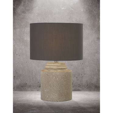 Searchlight Zara - Tischleuchte - Ø 25 x 36 cm - grau