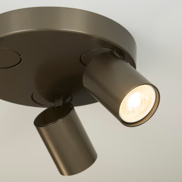Projectlight Phoebe - Aufbaustrahler 3L - Ø 21 x 7 cm - bronzefarben