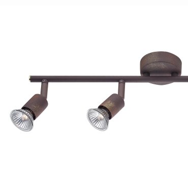 Nova Luce Base - Aufbaustrahler 4L - 51 x 8 x 10,9 cm - Rost