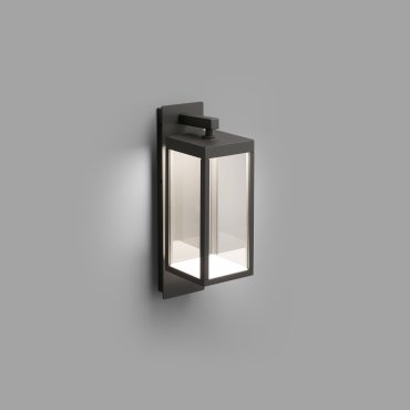 Faro Kerala - Wandleuchte - 12 x 17 x 38 cm - 13W LED inkl. - IP54 - dunkelgrau