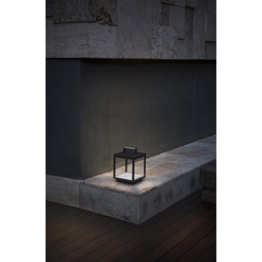 Faro Task - tragbare Lampen - 18 x 18 x 26,8 cm - 5W LED inkl. - IP54 - dunkelgrau