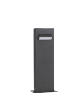 Nova Luce Zelda - Gartenleuchte - 12 x 40 x 7,2 cm - 6W LED inkl. - IP65 - Sand schwarz
