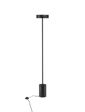 Nova Luce Thea - Stehleuchte - Ø 20 x 135 cm - 17W  LED inkl. - schwarz