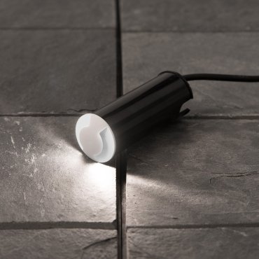 Nova Luce Bang - Bodenspot für den Außenbereich - Ø 37 mm, 32 mm Einbaumaß - 1W LED inkl. - IP67 - weiß