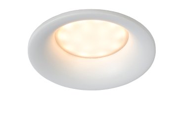 Lucide Ziva - Einbaustrahler - Ø 84 mm, Ø 75 mm Einbaugröße - IP44 - weiß