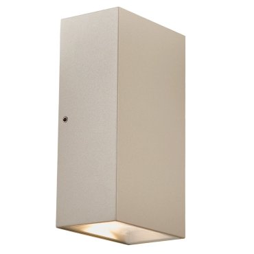 Nordlux Rold Corner - Außenwandleuchte - 9 x 16 x 5,5 cm - 2 x 5W LED inkl. - IP54 - taupe