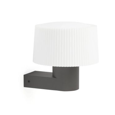 Faro Muffin - Wandleuchte - 22 x 24,5 x 23 cm - IP44 - dunkelgrau