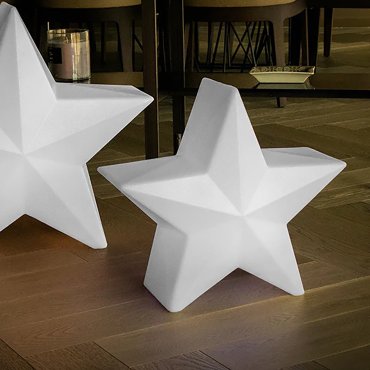 New Garden Nova 60 Christmas Star - Stehlampe - 62 x 57 x 25,6 cm - 7W LED inkl. - weiß