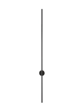 Nova Luce Aden - wandleuchte - 1,5 x 6,5 x 120 cm - 20W LED inkl. - sand schwarz